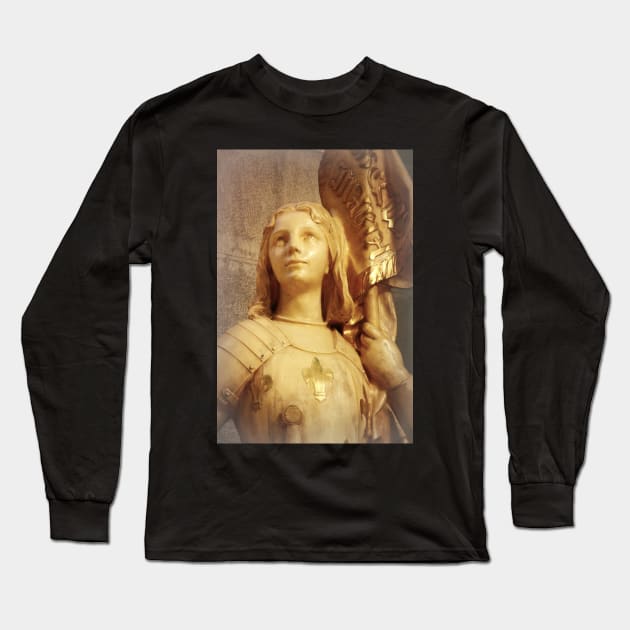 The Maid of Orléans Long Sleeve T-Shirt by AlexaZari